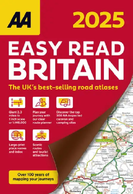 AA Easy Read Britain 2025 by Aa Publishing