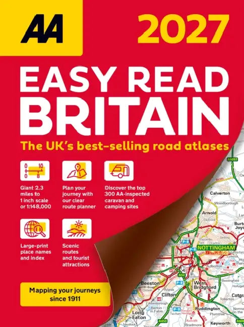 AA Easy Read Atlas Britain 2027