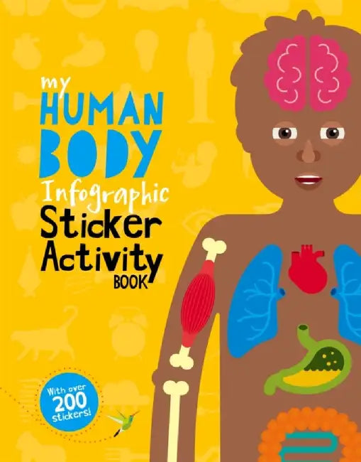 My Human Body Infographic Sticker Activity Book by Jo Dearden