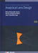 Analytical Lens Design by Rafael G. Gonzalez-Acuna