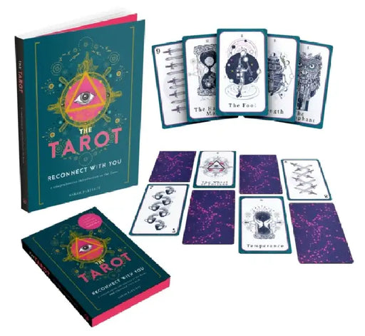 The Tarot Book and Card Deck: Reconnect With You: A Comprehensive Introduction to the Tarot with an illustrated Tarot deck by C X Cruz