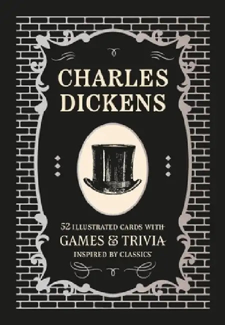Charles Dickens: 52 Illustrated Cards with Games and Trivia Inspired by Classics by Pyramid