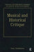 Music and Historical Critique: Selected Essays by Gary Tomlinson
