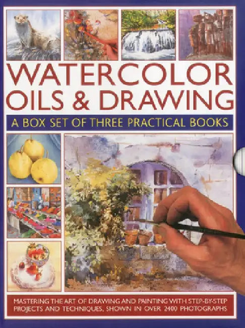 Watercolor Oils & Drawing Box Set: Mastering the Art of Drawing and Painting with Step-By-Step Projects and Techniques Shown in Over 1400 Photographs by Wendy Jelbert
