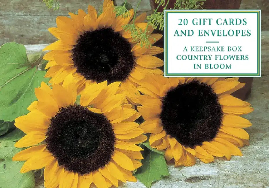 Country Flowers in Bloom Gift Cards [With 20 Envelopes] by Peony Press