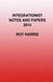 Integrationist Notes and Papers 2014 by Roy Harris