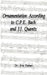 Ornamentation According to C.P.E. Bach and J.J. Quantz by Kris Palmer