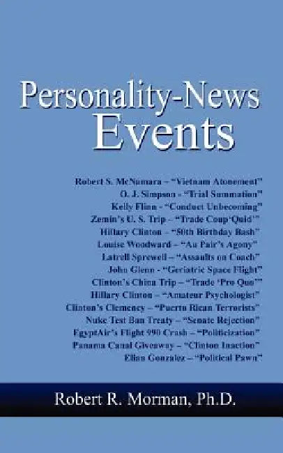 Personality-News Events by Robert R. Morman