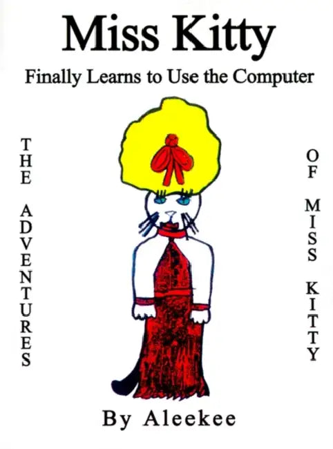 Miss Kitty Finally Learns to Use the Computer by Aleekee