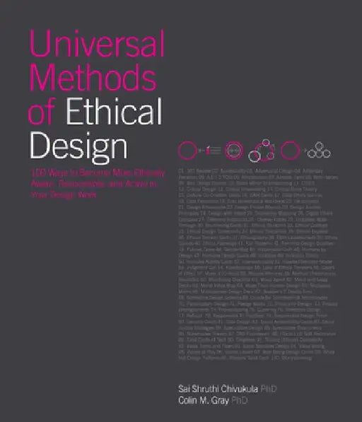 Universal Methods of Ethical Design: 100 Ways to Become More Ethically Aware, Responsible, and Active in Your Design Work by Sai Shruthi Chivukula