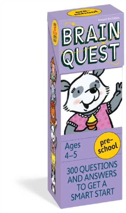 Brain Quest Preschool: 300 Questions And Answers To Get A Smart Start by Chris Welles Feder