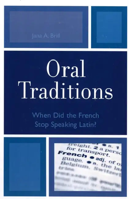 Oral Traditions by Jana a. Brill