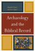 Archaeology and the Biblical Record by Bernard Alpert, Fran Alpert