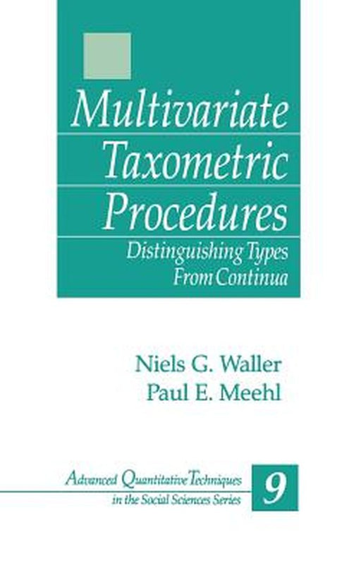 Multivariate Taxometric Procedures: Distinguishing Types from Continua by Niels G. Waller