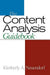 The Content Analysis Guidebook by Kimberly A. Neuendorf