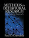 Methods for Behavioral Research: A Systematic Approach by Paul D. Cherulnik