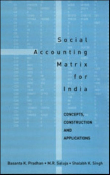 Social Accounting Matrix for India: Concepts Construction and Applications by M R Saluja, Shalabh K Singh, Shalabh K Singh