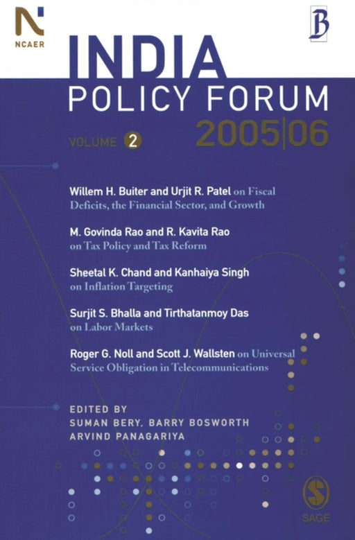 India Policy Forum 2005-06 by Arvind Panagariya, Barry Bosworth