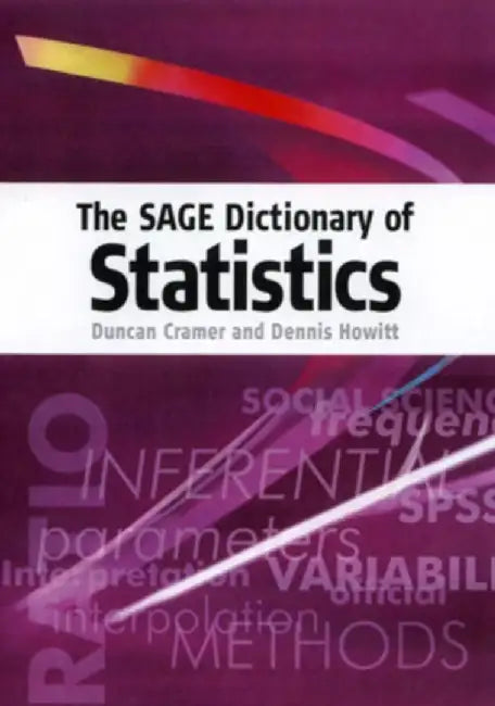 The SAGE Dictionary of Statistics by Cramer
