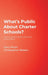 What's Public About Charter Schools?: Lessons Learned About Choice and Accountability by Gary Miron, Christopher Nelson