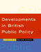 Developments in British Public Policy by Peter