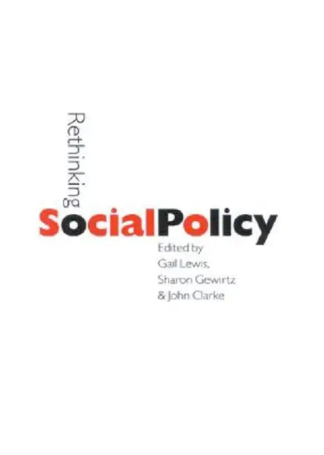 Rethinking Social Policy by Gail Lewis