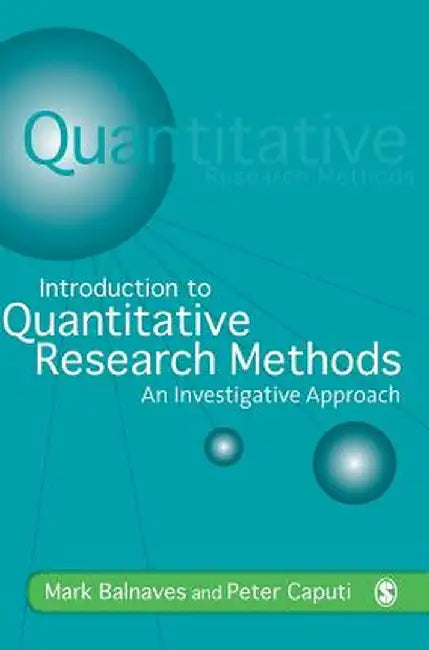 Introduction to Quantitative Research Methods: An Investigative Approach by Mark