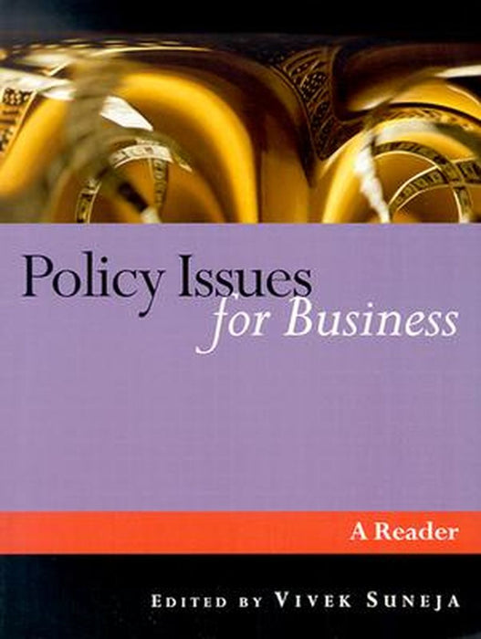 Policy Issues for Business by Suneja