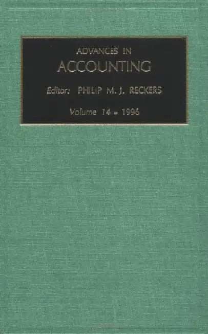 Advances in Accounting by Reckers