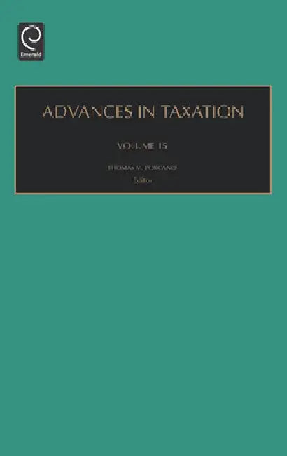 Advances in Taxation by Thomas M. Porcano