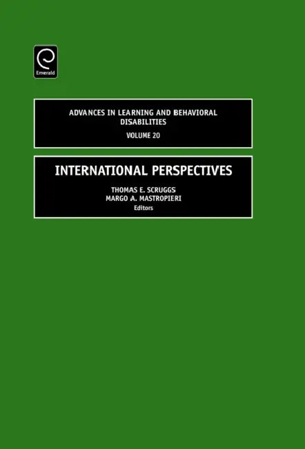 International Perspectives by Thomas E. Scruggs, Margo A. Mastropieri