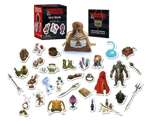 Dungeons & Dragons: Bag of Holding Magnet Set by Brenna Dinon