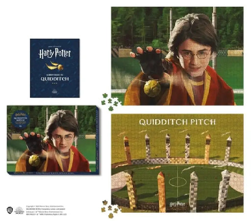 Harry Potter Quidditch Match 2-In-1 Double-Sided 1000-Piece Puzzle by Donald Lemke