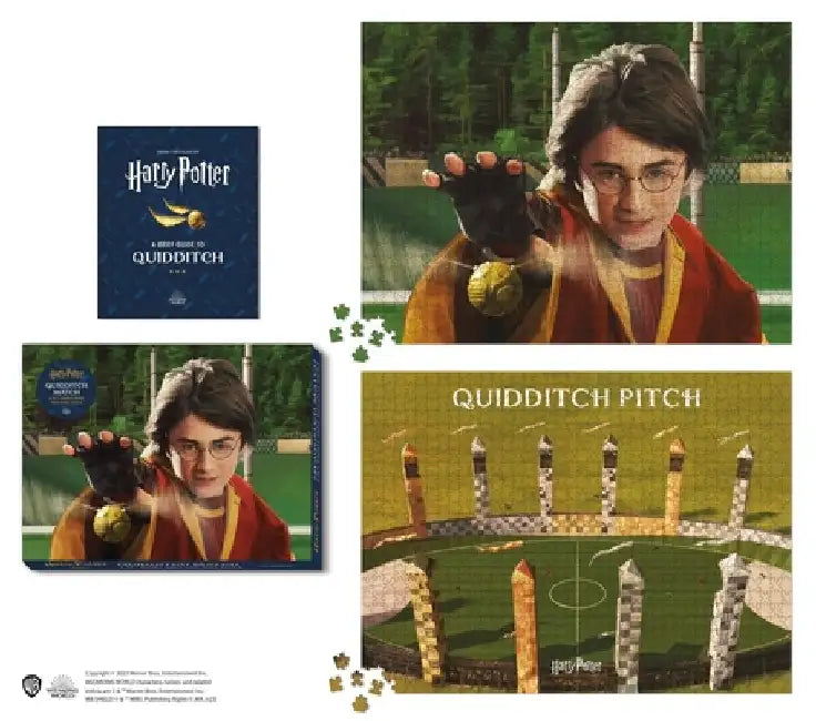 Harry Potter Quidditch Match 2-In-1 Double-Sided 1000-Piece Puzzle by Donald Lemke