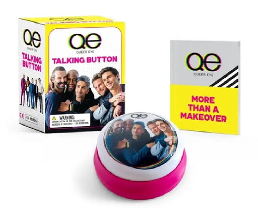 Queer Eye: Talking Button by Lauren Emily Whalen