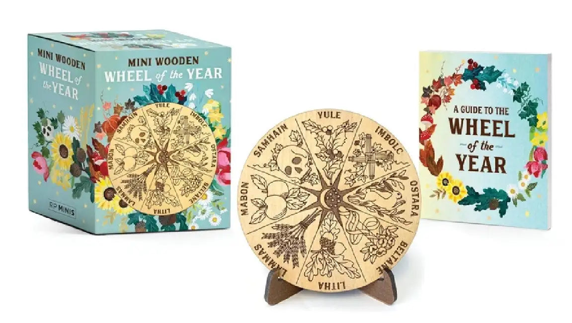 Mini Wooden Wheel of the Year by Nikki Van De Car