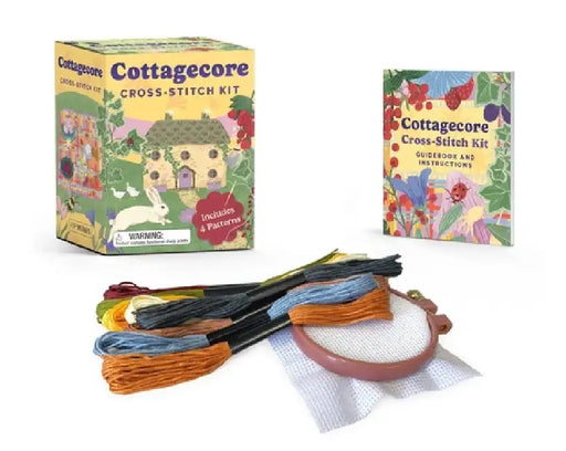 Cottagecore Cross-Stitch Kit by Sosae Caetano