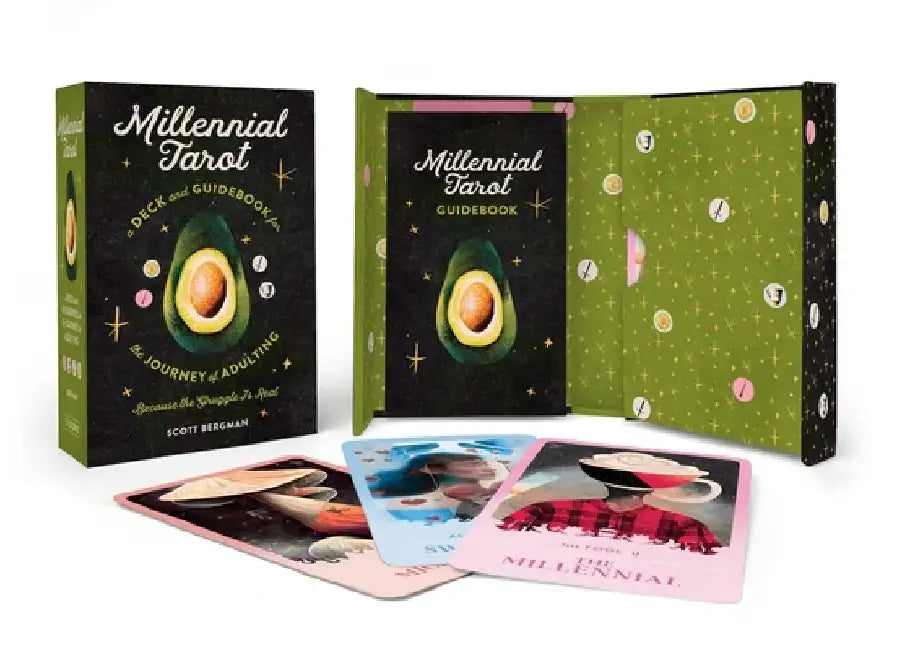 Millennial Tarot: A Deck and Guidebook for the Journey of Adulting (Because the Struggle Is Real) by Scott Bergman
