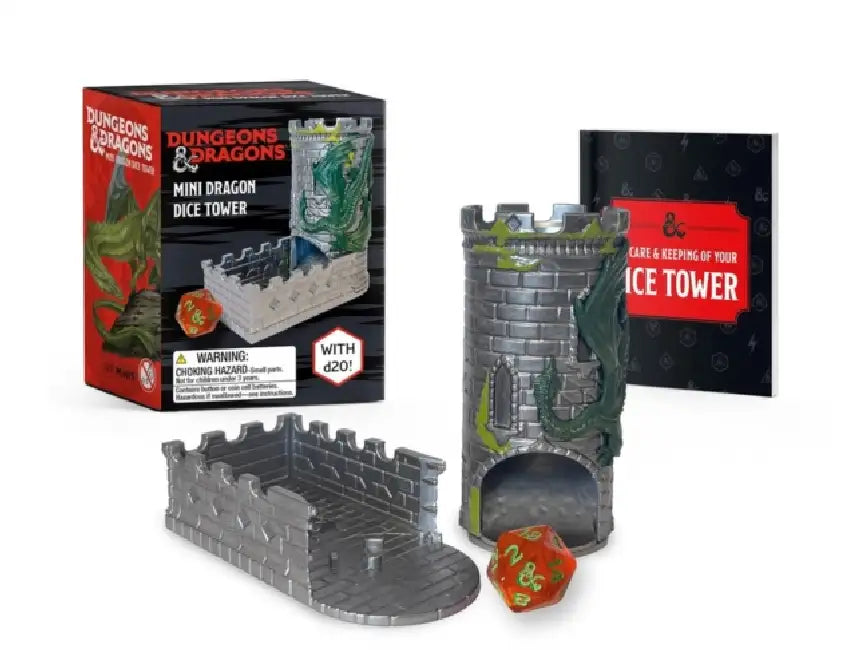 Dungeons & Dragons: Mini Dragon Dice Tower by Brenna Dinon