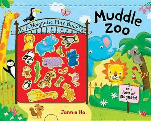 Muddle Zoo: A Magnetic Play Book [With 17 Animal Magnets] by Jannie Ho