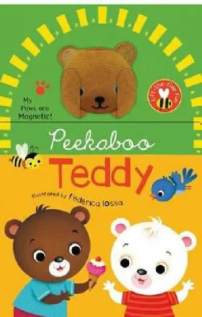 Peekaboo Teddy [With Stuffed Animal] by Federica Iossa