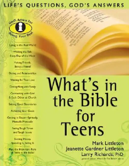 What's in the Bible for Teens by Mark Littleton, Larry Richards, Larry Richards