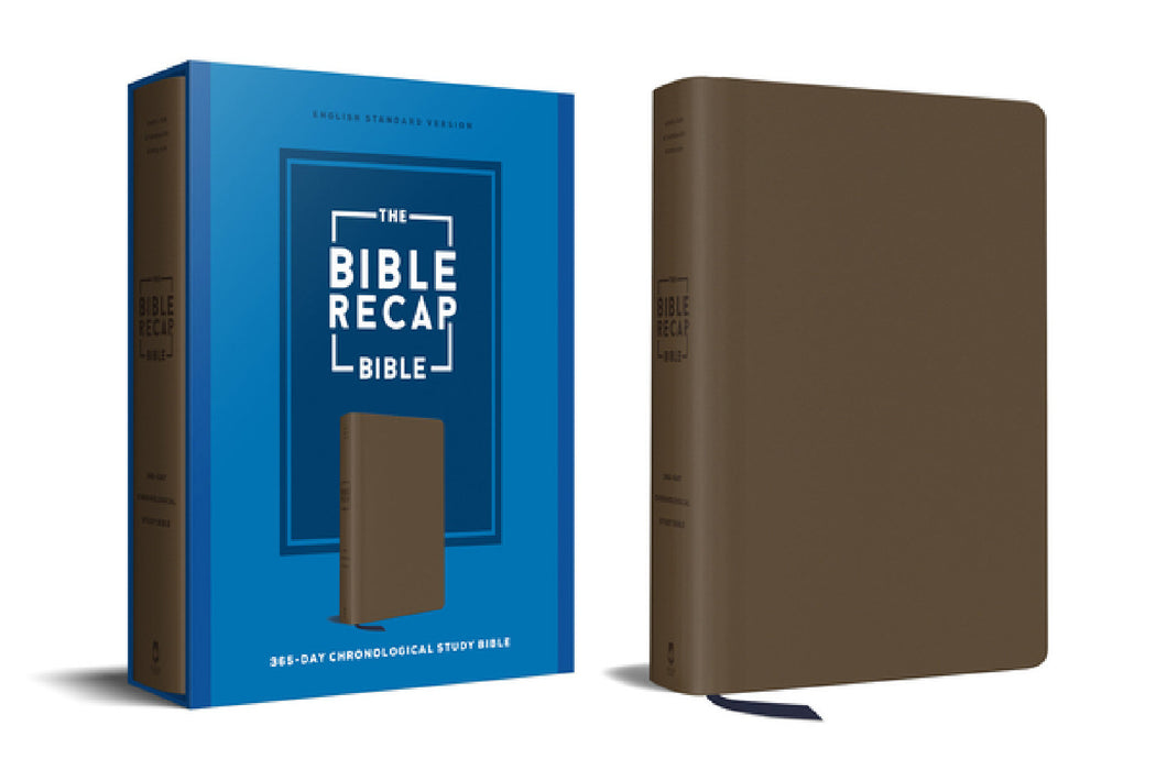 The Bible Recap 365-Day Chronological Study Bible: English Standard Version - Imitation Leather by Tara-Leigh Cobble
