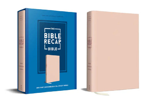 The Bible Recap 365-Day Chronological Study Bible: English Standard Version - Imitation Leather, Pink by Tara-Leigh Cobble
