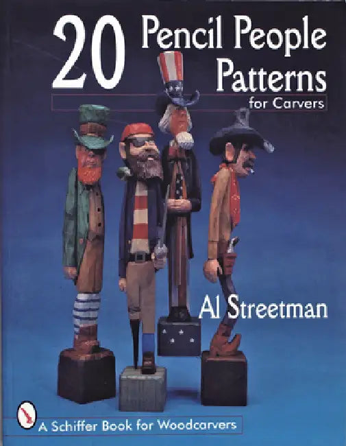 20 Pencil People Patterns for Carvers by Al Streetman