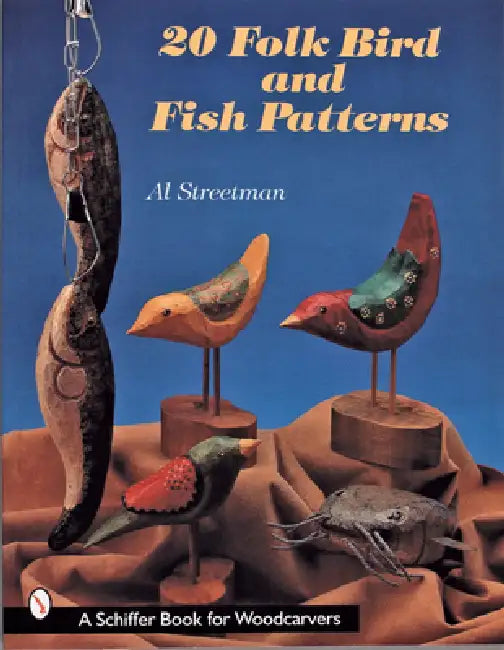 20 Folk Bird & Fish Patterns by Al Streetman