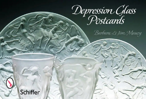 Depression Glass Postcards by Mauzy