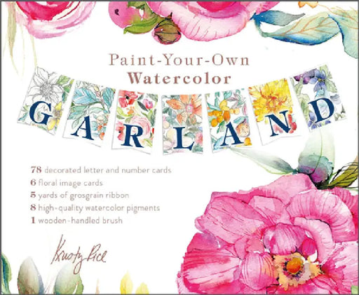 Paint-Your-Own Watercolor Garland: Illustrations by Kristy Rice by Kristy Rice