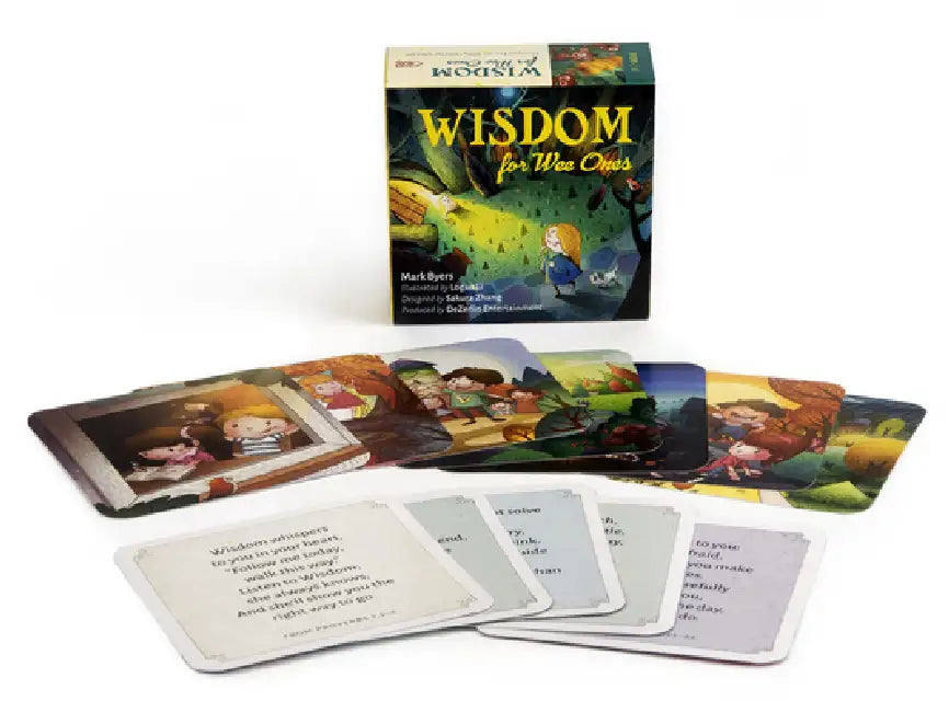 Wisdom for Wee Ones: (Proverbs Box Set with 20 Cards and Guide Book) by Mark Byers, Logan Li, Sakura Zhang