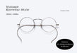 Vintage Eyewear Style: 1920s-1990s by Takano Fujii